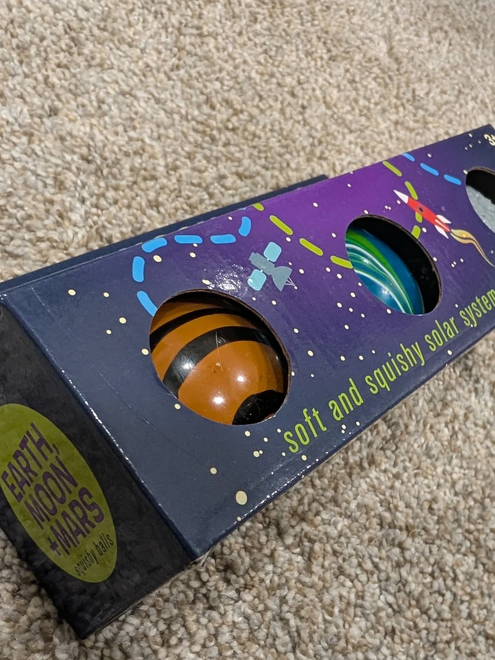 Earth Space Moon Squish Set